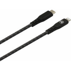 Tellur Green Data cable Type-C to Lightning 3A PD60W 1m nylon black