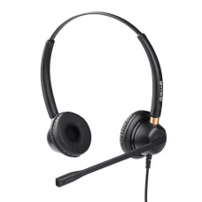 Tellur Voice 520N binaural USB black austiņas