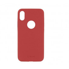 Tellur Cover Slim Synthetic Leather for iPhone X/XS red