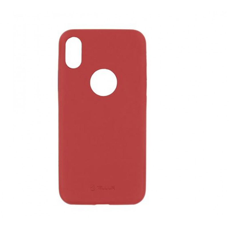 Tellur Cover Slim Synthetic Leather for iPhone X/XS red