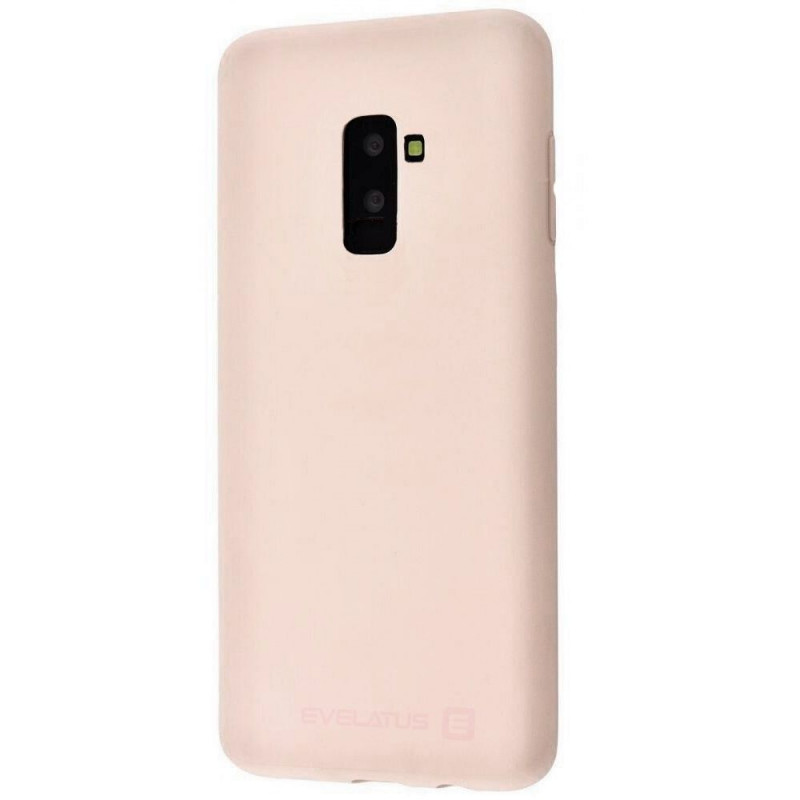 Evelatus Samsung A6 Plus 2018 Silicone Case Pink Sand