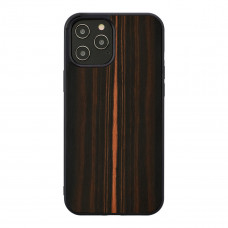 MAN&WOOD case for iPhone 12 Pro Max ebony black