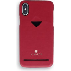 VixFox Card Slot Back Shell for Iphone XSMAX ruby red