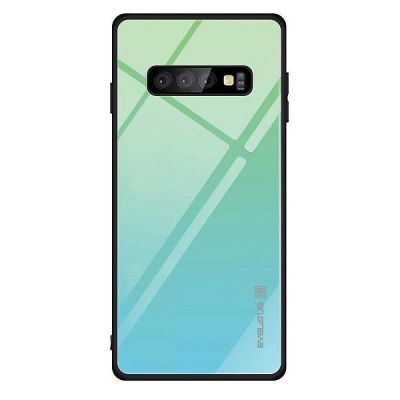 Evelatus Samsung A20 Gradient Glass Case 6 Lagoon