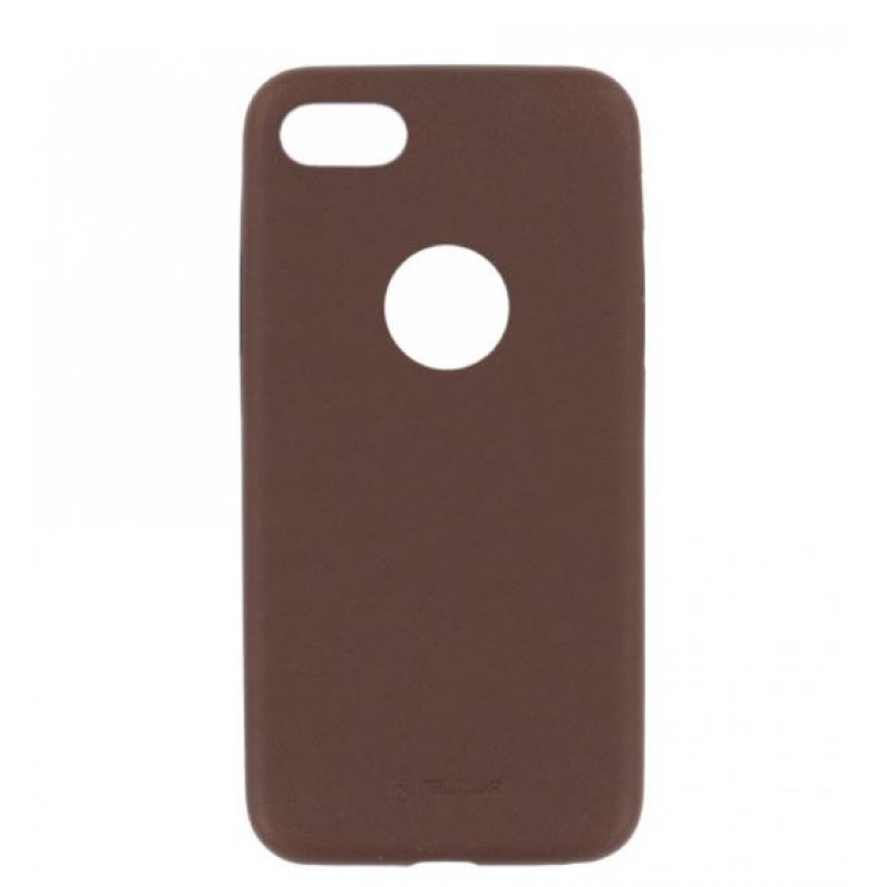 Tellur Cover Slim Synthetic Leather for iPhone 8 brown