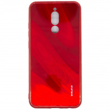 Evelatus Xiaomi Redmi 8 Water Ripple Full Color Electroplating Tempered Glass Case Red