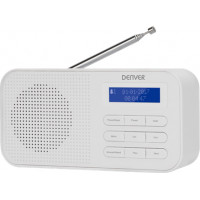 Denver DAB-42 White radio pulkstenis