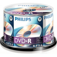 PHILIPS DVD-R 4.7GB CAKE BOX 50