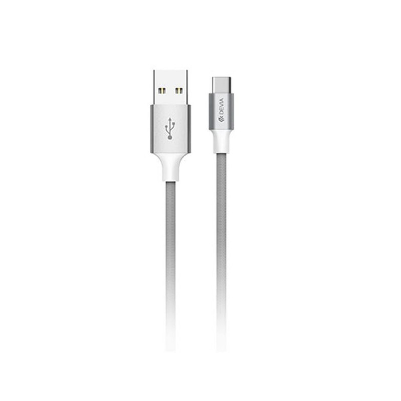 Devia Pheez Series Cable Set for type-c 3 Pack (25CM,1M,2M) gray