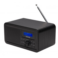 Denver DAB-30 black radio pulkstenis