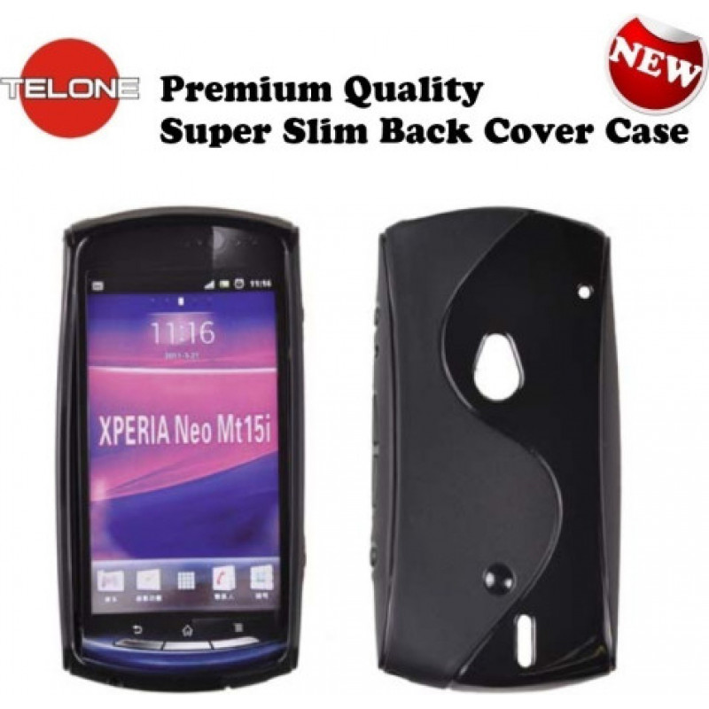 Telone back case S-Case for Sony MT15i/MT11i Neo V black