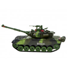 RC Liels kara tanks 9995 liela 2,4 GHz zaļš tanks