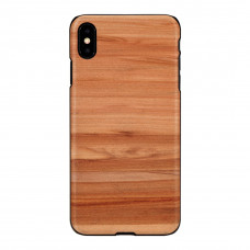 MAN&WOOD Aizmugurējais vāciņš iPhone XS Max cappuccino black