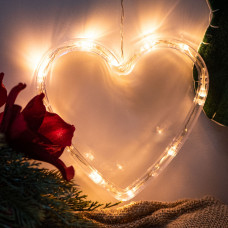 LED lights hanging decoration Christmas decoration heart