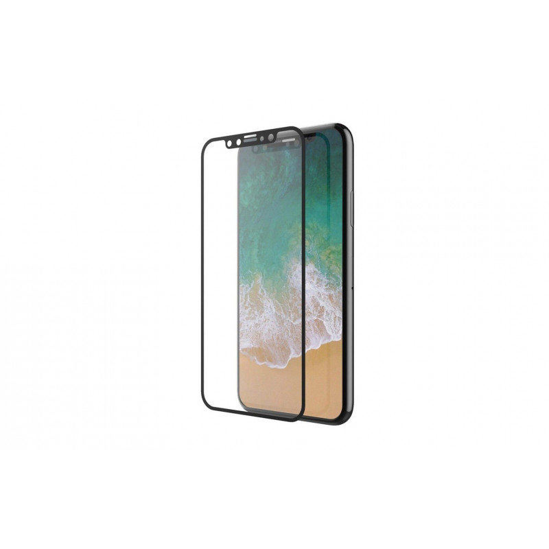 Devia Van Entire View Full Tempered Glass iPhone XS Max (6.5) black (10pcs)