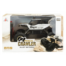 RC auto Rock Crawler 1:12 4WD METAL sudraba