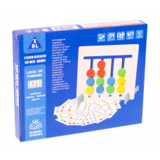 Wooden educational toy match colors fruits montessori