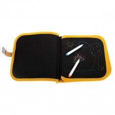 Portable chalkboard soft notebook sketchbook teddy bear