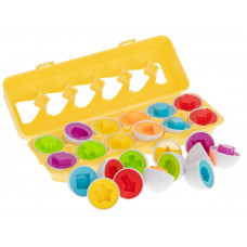 Educational puzzle sorter match egg shapes 12pcs