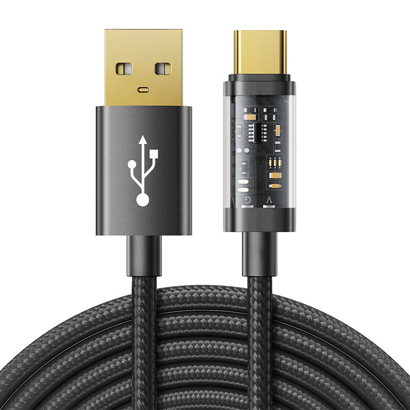 Joyroom USB to USB-C cable Joyroom S-UC027A12 3A, 1.2m (black)