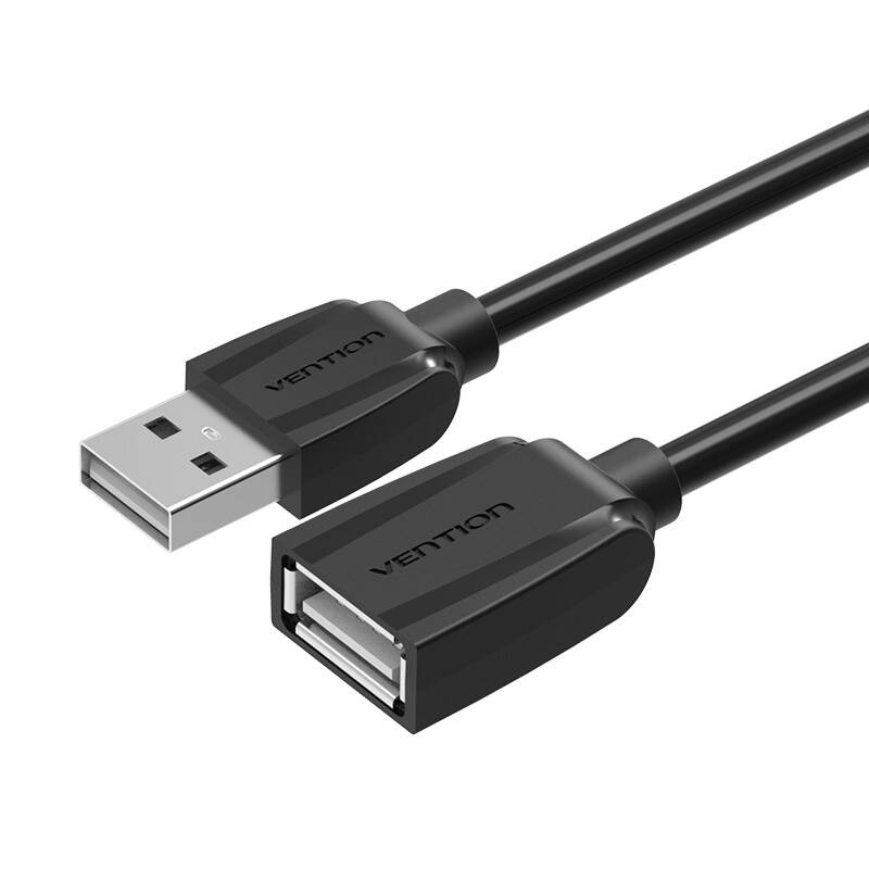 Pagarinātājs USB 2.0 Vention VAS-A44-B500 5m melns