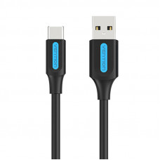 USB 2.0 A uz USB-C kabelis Vention COKBI 3A 3m Black