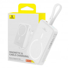 Baseus Powerbank Baseus Magnetic Mini 10000mAh, USB-C 20W MagSafe (white)