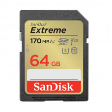 Sandisk Memory card SANDISK EXTREME SDXC 64GB 170/80 MB/s UHS-I U3 (SDSDXV2-064G-GNCIN)