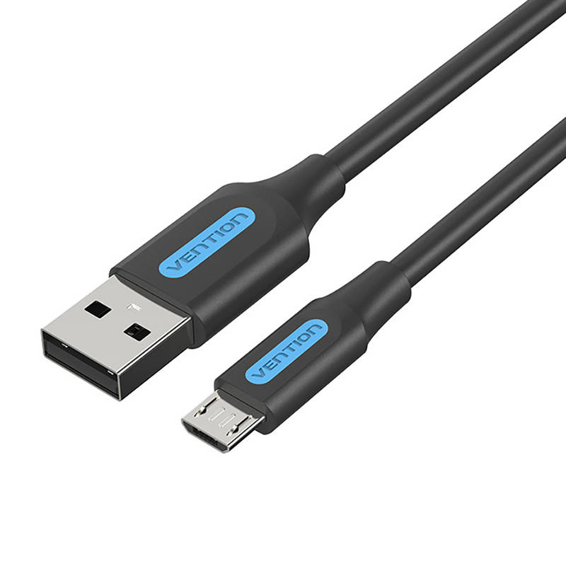 Kabelis no USB 2.0 uz mikro USB Vention kabelis COLBF 2A 1 m (melns)