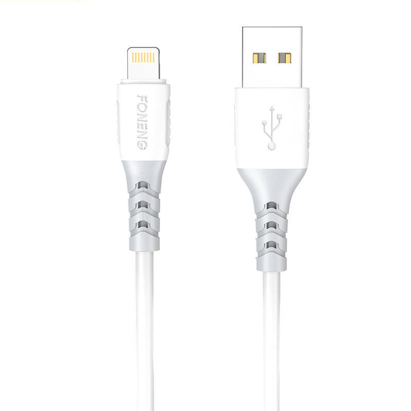 Foneng USB to Lightning Cable Foneng X66, 20W, 3A, 1m (white)