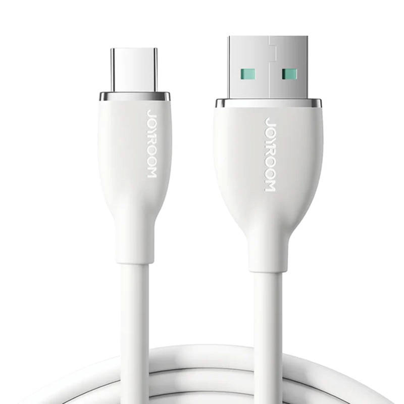 Joyroom Cable Colorful 3A USB to USB C SA29-AC3 / 3A / 1,2m (white)