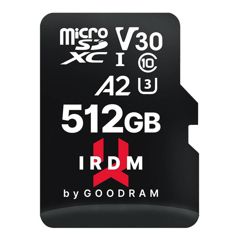 Goodram Memory card Goodram microSD IRDM 512GB UHS-I U3