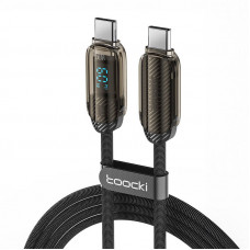 Toocki Charging Cable C-C, 1m, PD 60W (Grey)