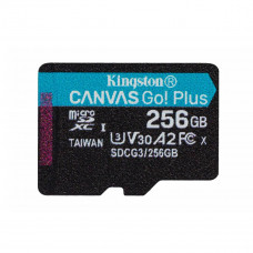 Atmiņas karte microSD 256GB Kingston Canvas Go Plus