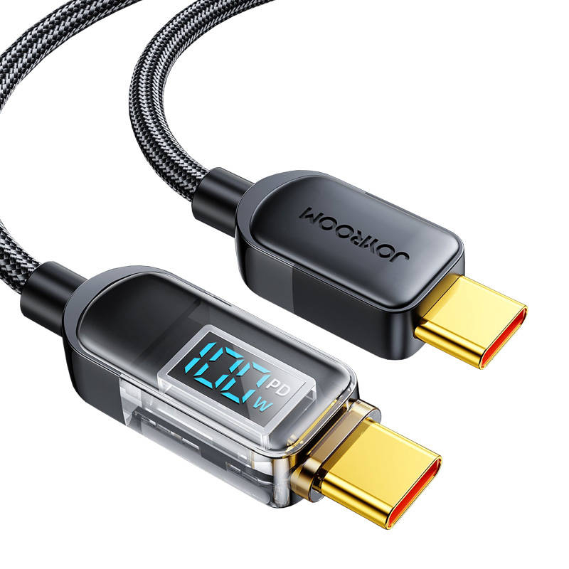 Kabelis USB-C 100 W 1,2 m, Joyroom S-CC100A4 (melns)