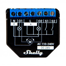 Wi-Fi viedais slēdzis,elektrisko ierīču kontrolieris Shelly Plus 2PM