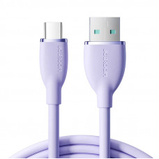 Joyroom Cable Colorful 3A USB to USB C SA29-AC3 / 3A / 1,2m (purple)