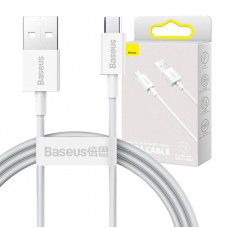 Baseus Superior sērijas kabelis no USB uz mikro USB, 2A, 1m (balts)