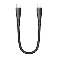 USB-C uz USB-C kabelis Mcdodo CA-7640, PD 60 W, 0,2 m (melns)