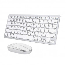 Peles un tastatūras kombinācija Omoton KB066 30 (sudrabs)