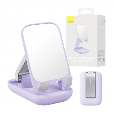 Baseus Folding phone stand Baseus with mirror (purple)