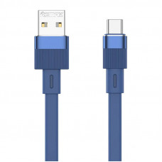 Remax Cable USB-C Remax Flushing, 2.4A, 1m (blue)