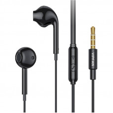 Vipfan Wired in-ear headphones Vipfan M15, 3.5mm jack, 1m (black)