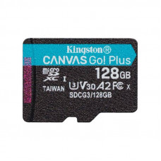 Atmiņas karte microSD 128GB Kingston Canvas Go Plus