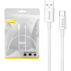 Baseus USB kabelis līdz USB-C Baseus Superior 100 W 0,25 m (balts)