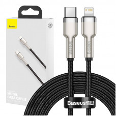 Baseus USB-C kabelis priekš Lightning Baseus Cafule, PD, 20W, 2m (melns)