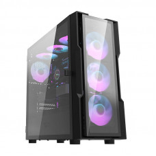 Darkflash DK431 Glass Computer Case + 4 fans (black)