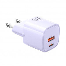 Sienas lādētājs GaN 33 W Mcdodo CH-0155 USB-C, USB-A (violeta)