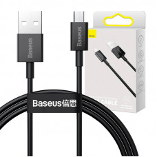 Baseus Superior sērijas kabelis no USB uz mikro USB, 2A, 1m (melns)