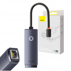 Tīkla adapteris Baseus Lite sērijas USB-C uz RJ45 (pelēks)